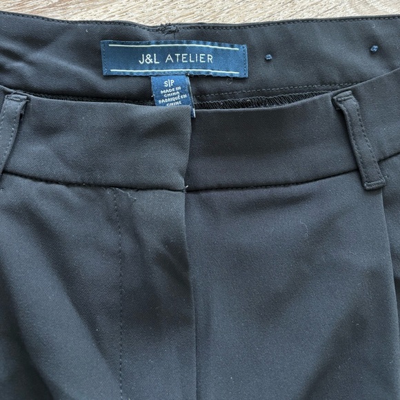 J&L ATELIER Loose Fit Black Trousers - Picture 5 of 5